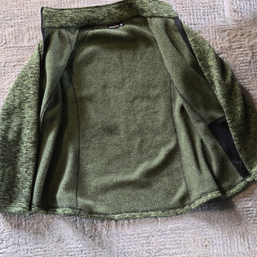 Kerrits Olive Green Fleece Jacket - Picture 4 of 4